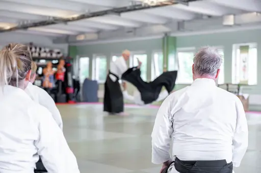 HT-24 invigde vi med ett träningsläger, där Dainius Šilingas från Litauen och vår egen Magnus Ohlsson instruerade. Ett härligt läger med aikidokas från Sverige & Litauen! Foto: Gabriel Brandström