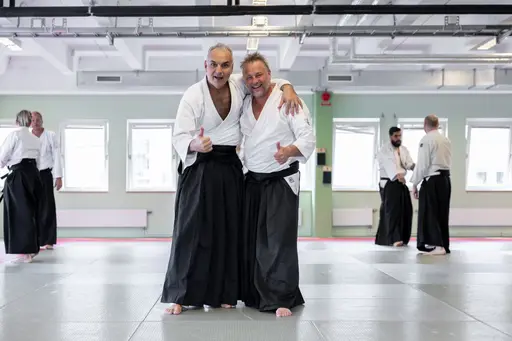 HT-24 invigde vi med ett träningsläger, där Dainius Šilingas från Litauen och vår egen Magnus Ohlsson instruerade. Ett härligt läger med aikidokas från Sverige & Litauen! Foto: Gabriel Brandström