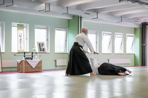 HT-24 invigde vi med ett träningsläger, där Dainius Šilingas från Litauen och vår egen Magnus Ohlsson instruerade. Ett härligt läger med aikidokas från Sverige & Litauen! Foto: Gabriel Brandström