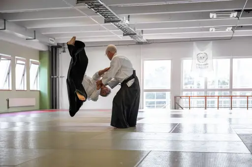 HT-24 invigde vi med ett träningsläger, där Dainius Šilingas från Litauen och vår egen Magnus Ohlsson instruerade. Ett härligt läger med aikidokas från Sverige & Litauen! Foto: Gabriel Brandström