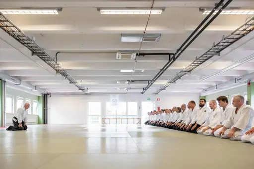 HT-24 invigde vi med ett träningsläger, där Dainius Šilingas från Litauen och vår egen Magnus Ohlsson instruerade. Ett härligt läger med aikidokas från Sverige & Litauen! Foto: Gabriel Brandström