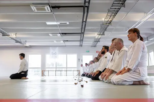 HT-24 invigde vi med ett träningsläger, där Dainius Šilingas från Litauen och vår egen Magnus Ohlsson instruerade. Ett härligt läger med aikidokas från Sverige & Litauen! Foto: Gabriel Brandström