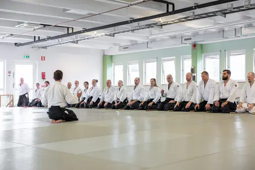 HT-24 invigde vi med ett träningsläger, där Dainius Šilingas från Litauen och vår egen Magnus Ohlsson instruerade. Ett härligt läger med aikidokas från Sverige & Litauen! Foto: Gabriel Brandström