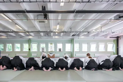 HT-24 invigde vi med ett träningsläger, där Dainius Šilingas från Litauen och vår egen Magnus Ohlsson instruerade. Ett härligt läger med aikidokas från Sverige & Litauen! Foto: Gabriel Brandström