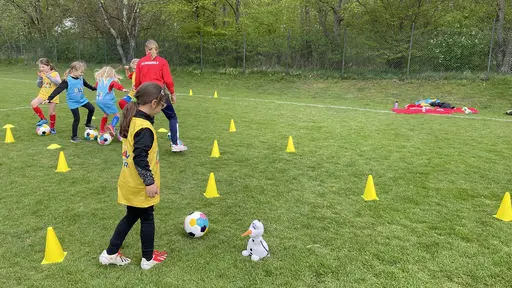 Härliga bilder på våra minsta flickstjärnor i HIF ❤️💙
