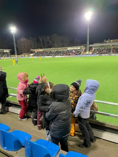 Bilder från matchen på Malmö IP