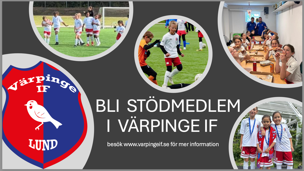 Bli stödmedlem i Värpinge IF!