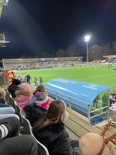 Bilder från matchen på Malmö IP