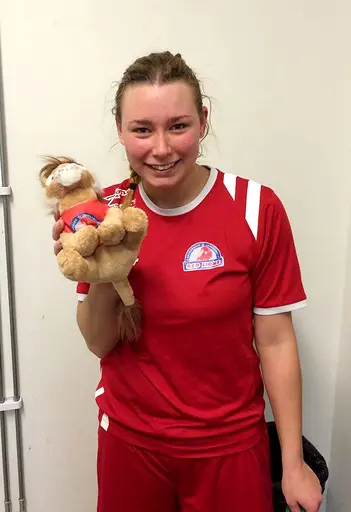 Ida blev utsedd till matchens simba och Salle till matchens lirare!
