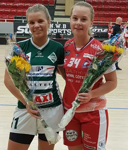 Matchens lirare: Lisa Tilly Backadalen och Cornelia Hedeberg IK Zenith