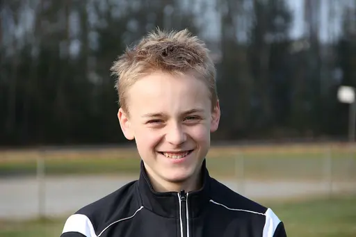 Måns Lundgren till vänster, 14 år gjorde debut i A-laget och matchens stjärna (enligt tränare Dony) blev Leotrim Alija.