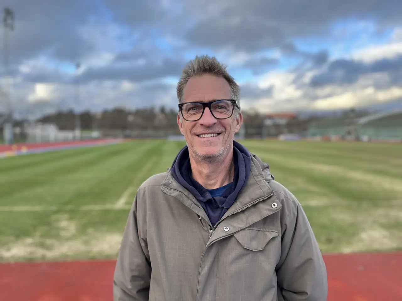 Emil Didriksson är nya i klubben. Här är han på ett av de första träningspassen på nya hemmaplanen Lidingövallen. Foto: Janne Åkerblom