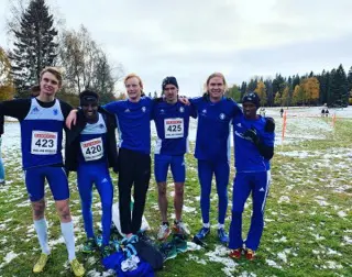 Jessica Falkman coachade Simon i unga år ihop med Malin, idag var Jessica som vanligt en uppskattad speaker. Guldlaget Haben Kidane, Simon Sundström & Erik Lagerlöf. Cursuselit hade två lag till start