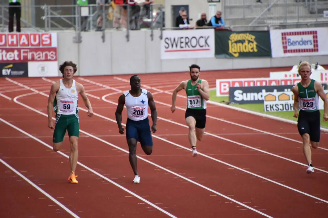 Desmond var trea och gick säkert vidare till semifinal. Foto: Anton Hellstrand Helleberg