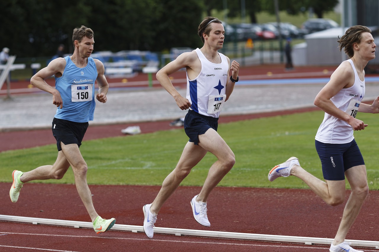 Jacob Klinth, här på KM 3000m. Foto: Christer Klinth