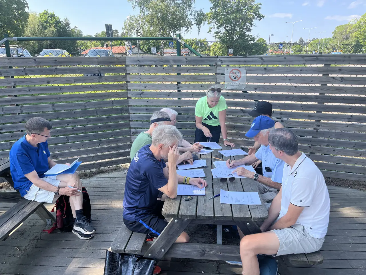 samling för Samling snack och pepp på Lidingövallen. Foto Janne Åkerblom