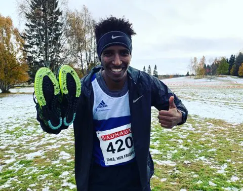 Jessica Falkman coachade Simon i unga år ihop med Malin, idag var Jessica som vanligt en uppskattad speaker. Guldlaget Haben Kidane, Simon Sundström & Erik Lagerlöf. Cursuselit hade två lag till start