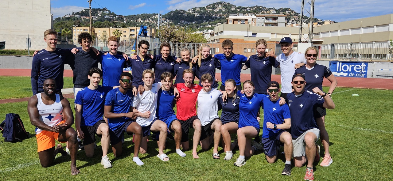 IFK Lidingö-gänget på lägret Lloret de Mar