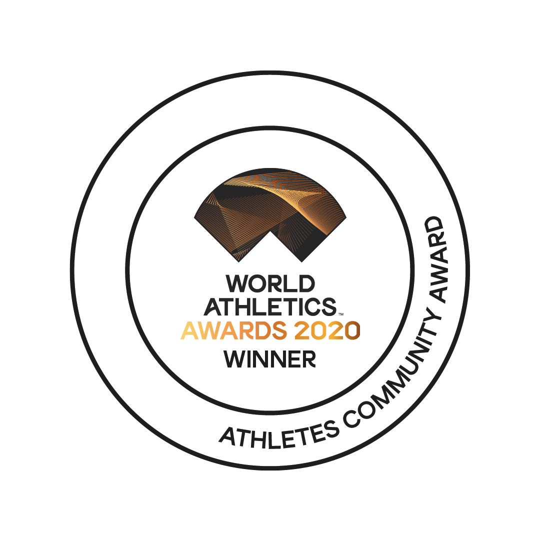 Så ser den ut, ”medaljen" som visar att IFK Lidingö (och alla andra friidrottsföreningar) nyligen blev prisade av World Athletics (lite i skymundan av Mondo)