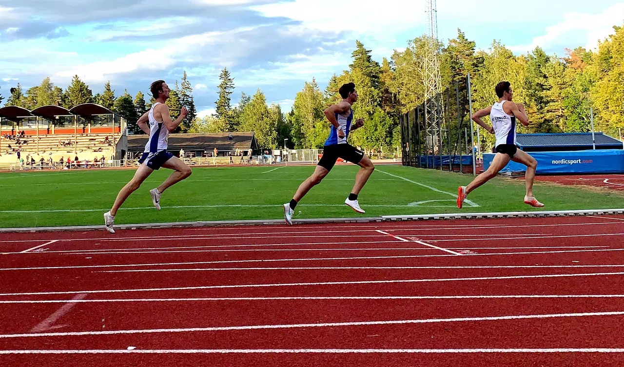 Julius Mördrup, Spårvägens Tobias Eknor och Jacob Klinth. Foto Alina Vuokila