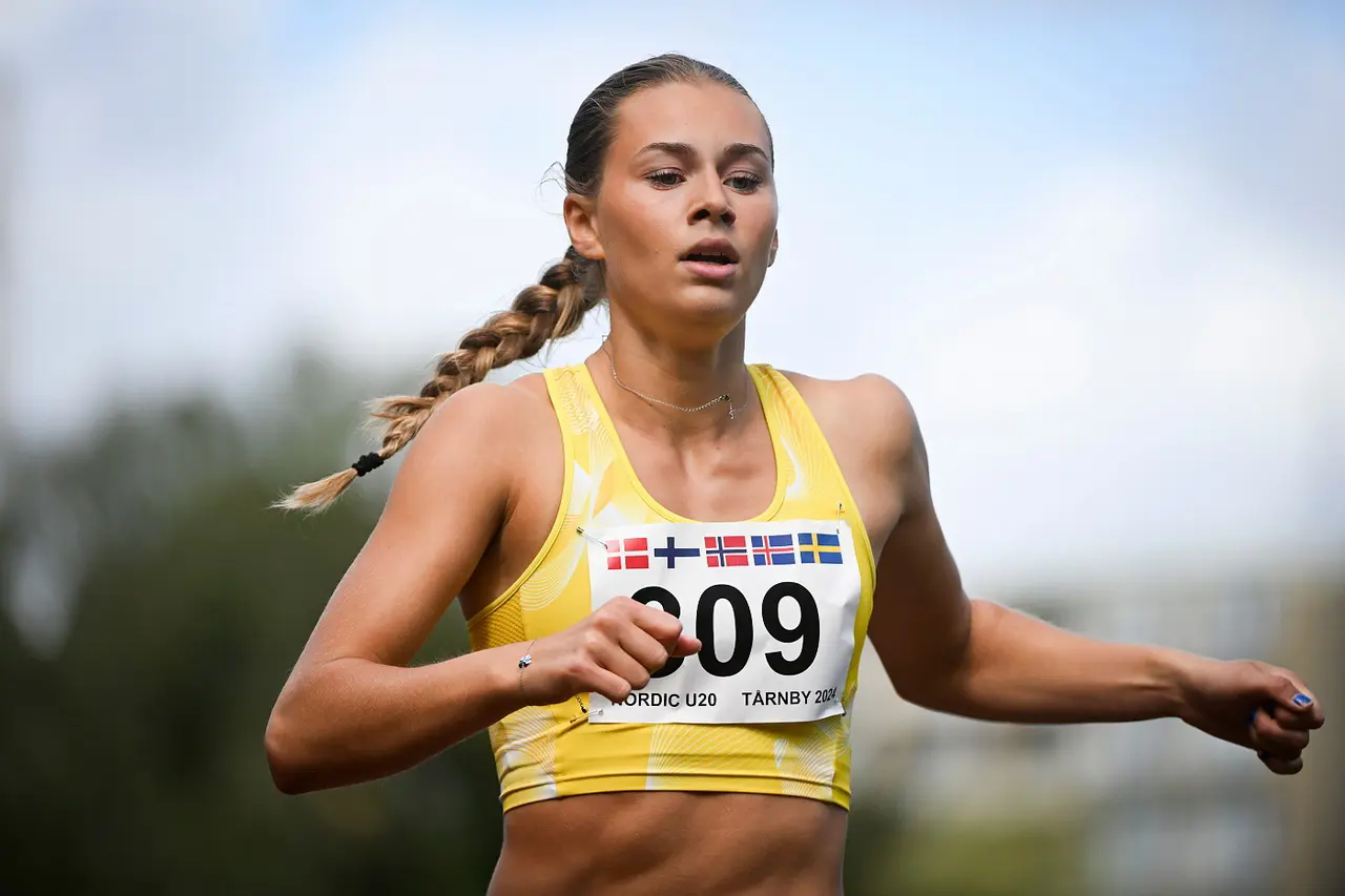 Alice Lindgren Engelblom finns med på många ställen i statistiken, både i löpgrenar och som här i statistiken med teknikgrenarna.