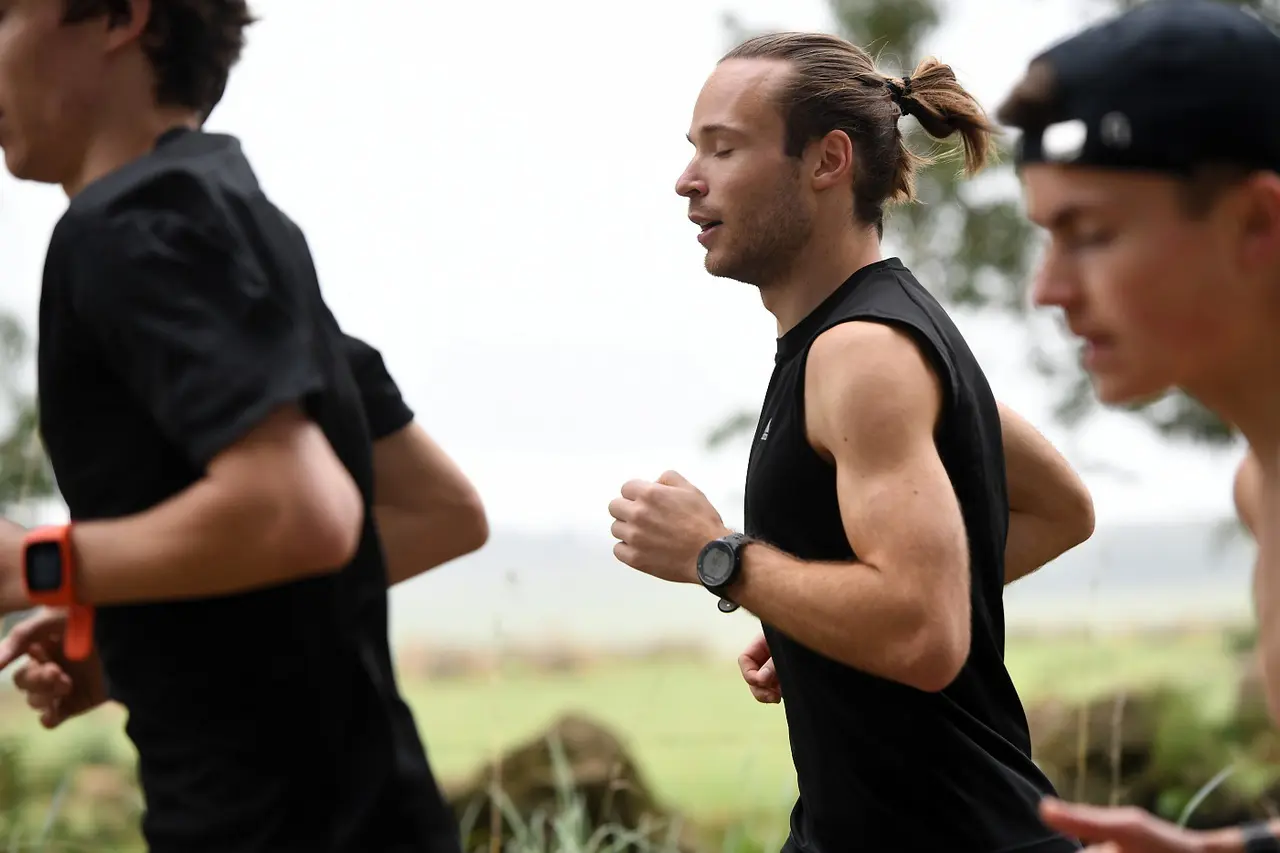 Daniel Antonsson på en bild från träningslägret i Dullstrom i Sydafrika årsskiftet 2018/2019. Foto: DECA Text & Bild
