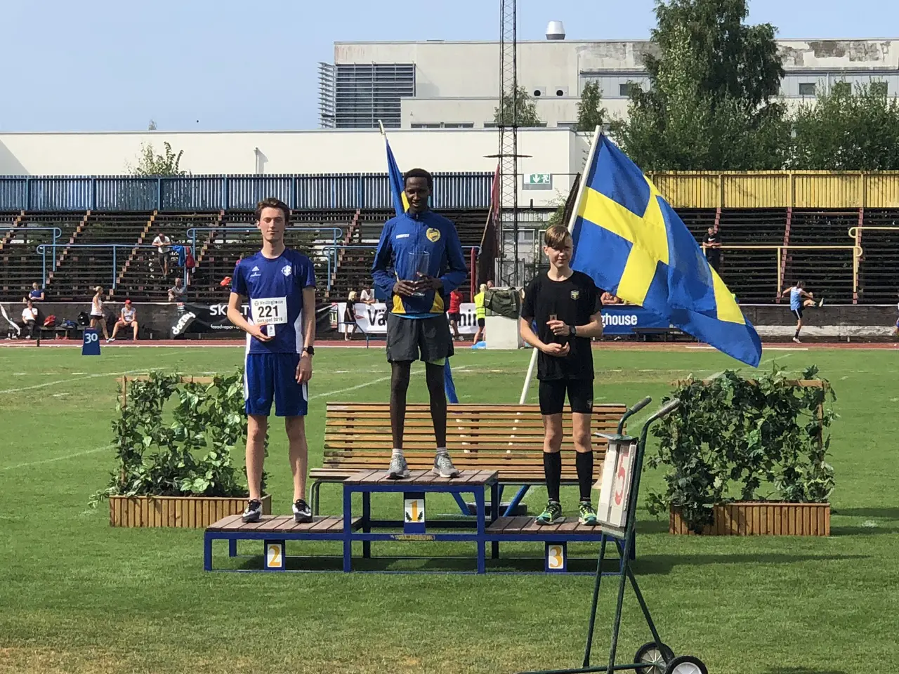Julius Mördrup persade på 1500m i Gurkspelen. Bild: Mikkel Mördrup