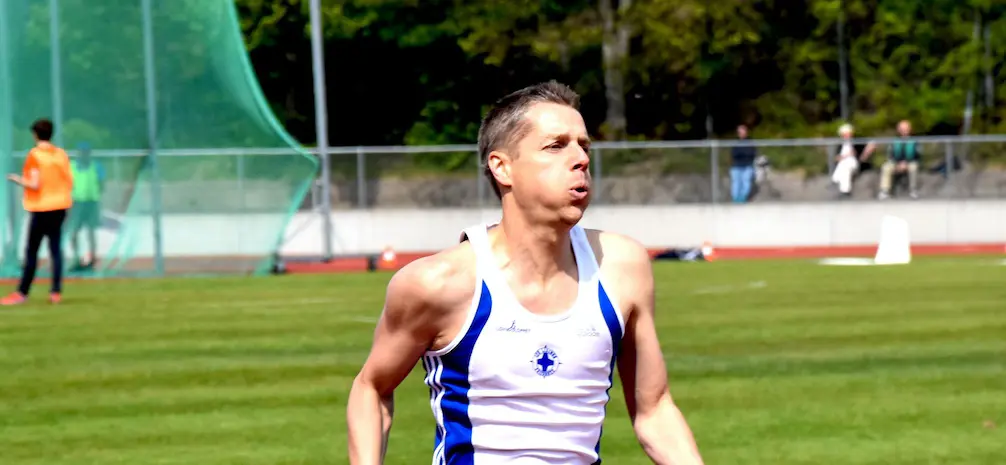 Jens Falk. Fast från ett annat lopp än det i Södertälje i söndags.