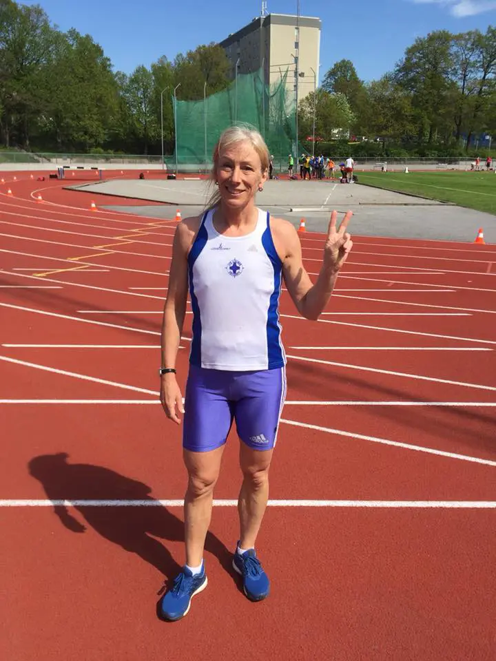 Så här ser hon ut, förra helgens svenska rekordslagerska – Annica Sandström. Foto: Mats Nagle