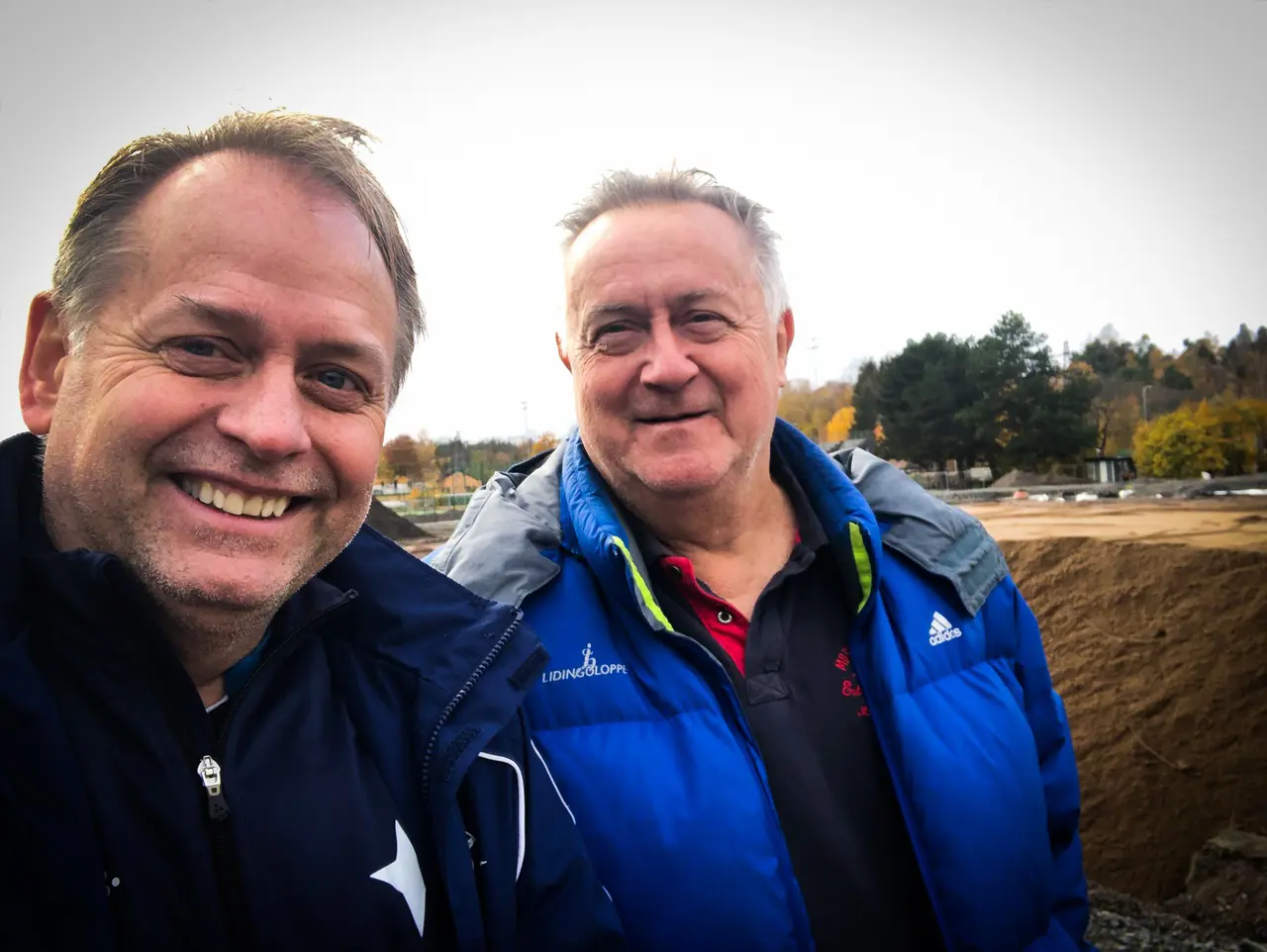Janne Åkerblom fick en intensiv pratstund med Leif Robertson inför hans förestående flytt från ön.