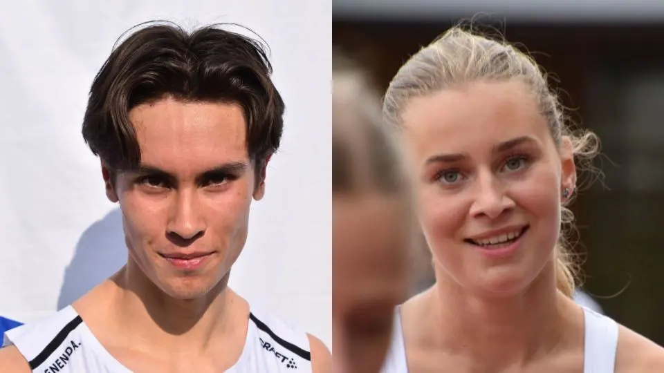 Filip Olsson och Alice Lindgren Engelblom tävlar i Nordiska mästerskapen för 19-åringar i Danmark andra helgen i augusti. Foto: Janne Åkerblom