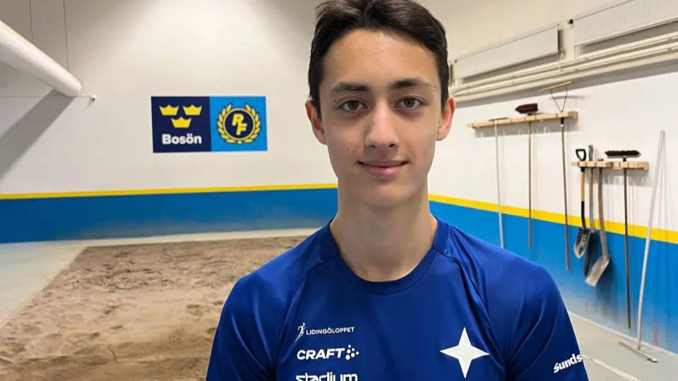 I torsdags körde Alex Lundgren den sista finslipningen inför IUSM för 15-16-åringar. I dag hoppar han höjd och längd i Växjö. Foto: Janne Åkerblom