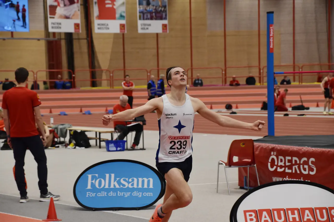 För ett år sen tog Jacob Klinth IJSM-brons på 1500m. Foto: Simon Johannesson