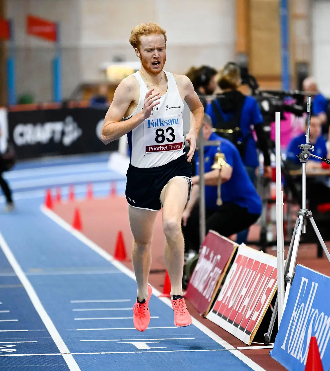 Olof Silvander var en av två IFKare som tävlade i Folksam GP Stockholm Indoor. Foto: DECA Text & Foto