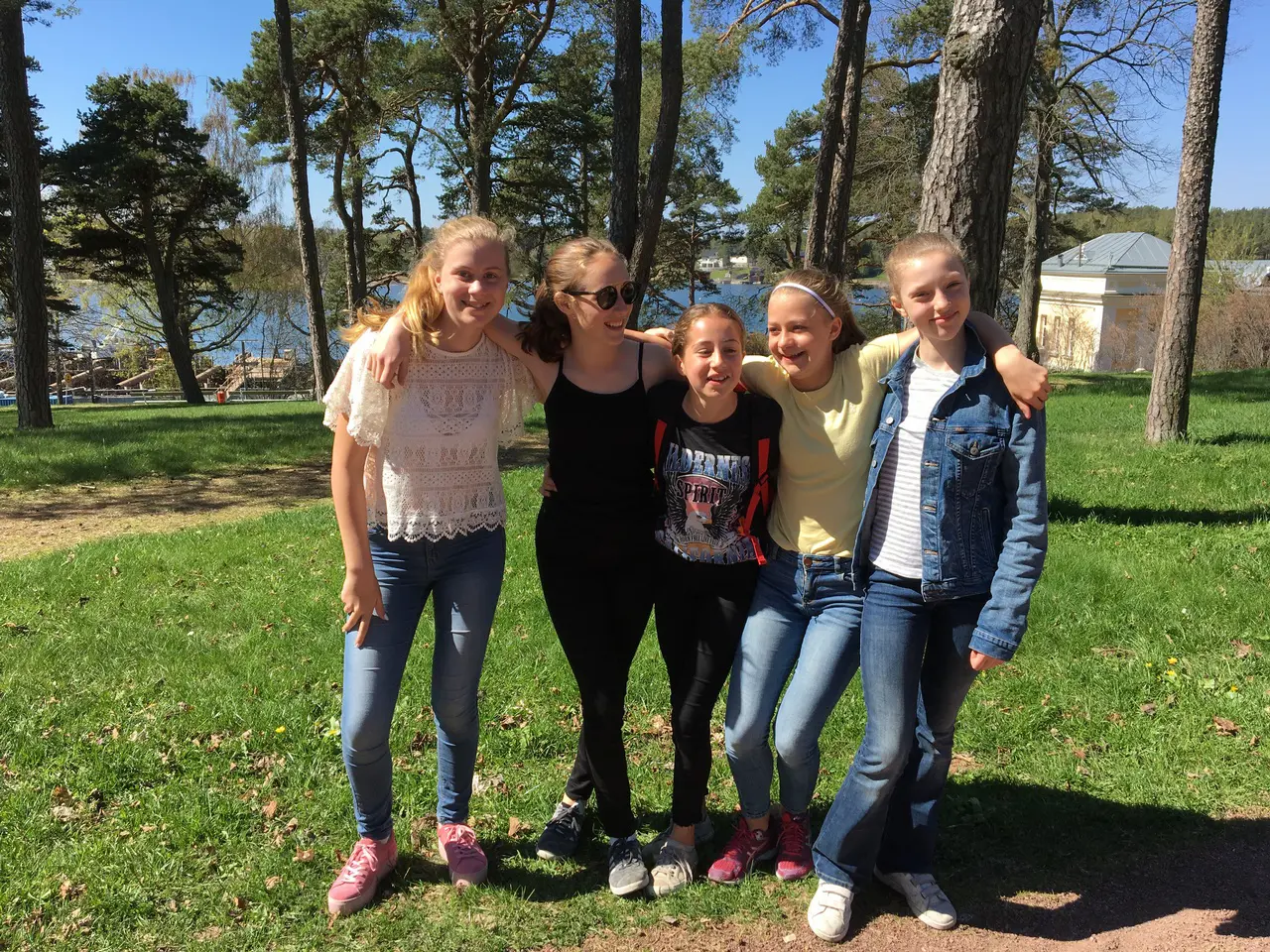 Louise, Ingrid, Jasmine, Tyra och Natalia