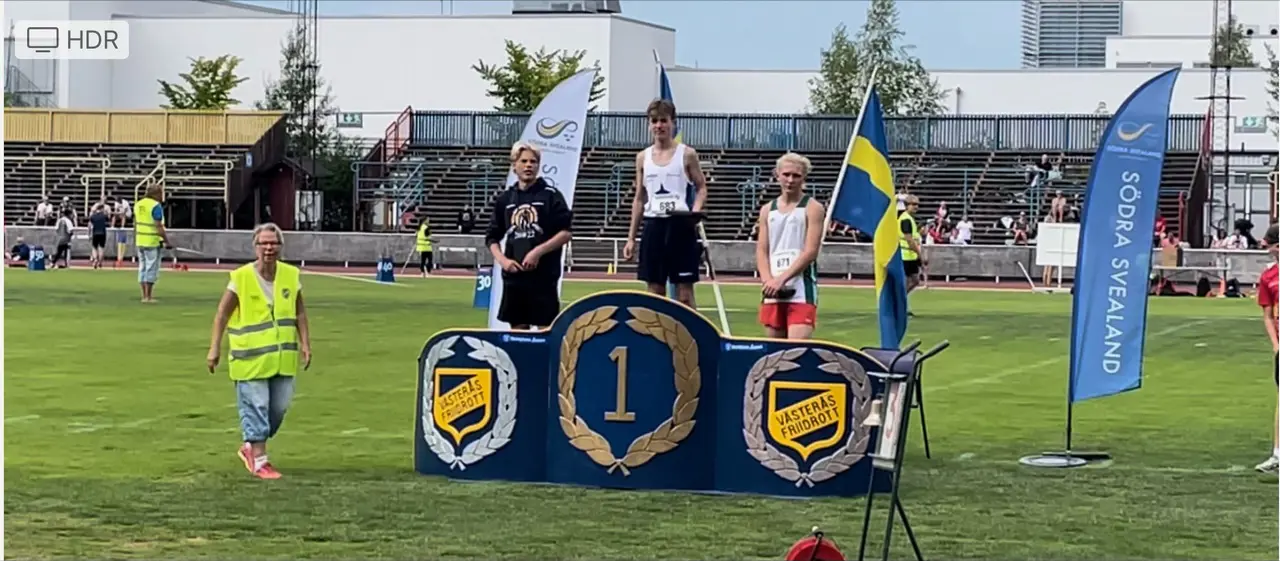 Etta i P14-klassen på 2000m i Westinghouse Gurkspel, ja det var Sebastian Lörstad som verkligen gjorde ett kanonlopp. Foto: Johannes Lörstad