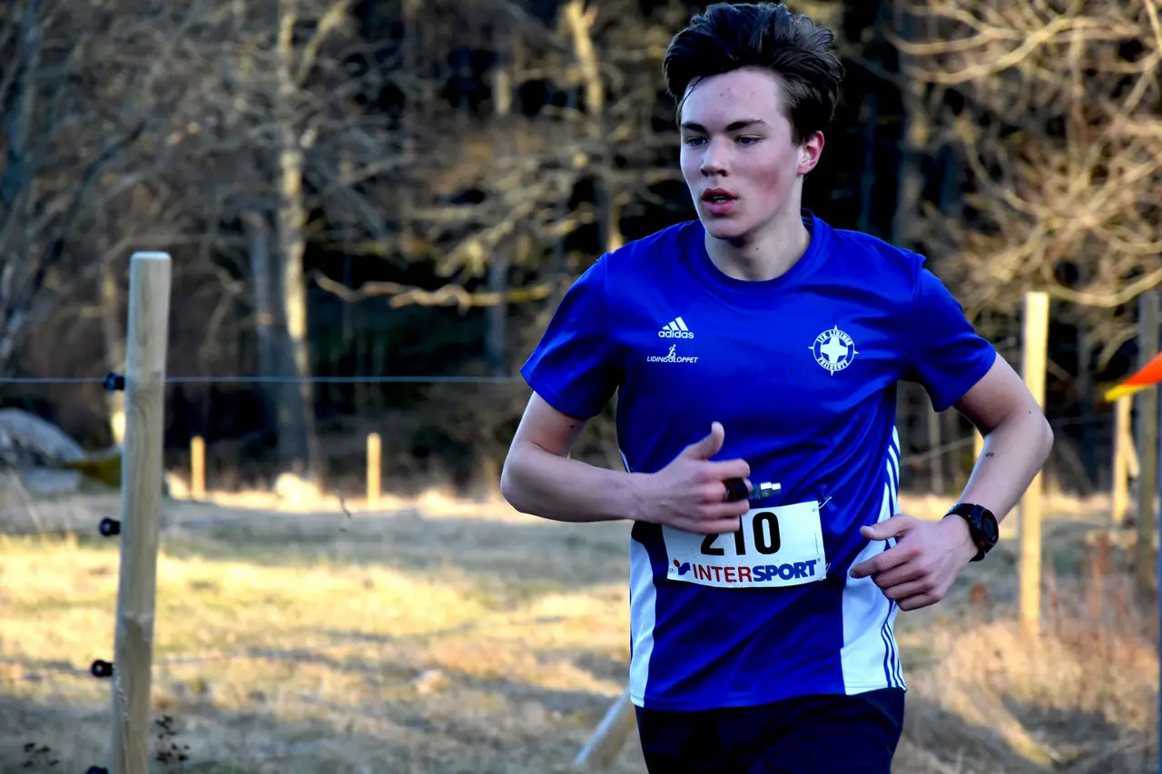 Jacob Klinth, här in action under KM i terräng vann Jungfruloppets 6 km-klass. Bild: Janne Åkerblom