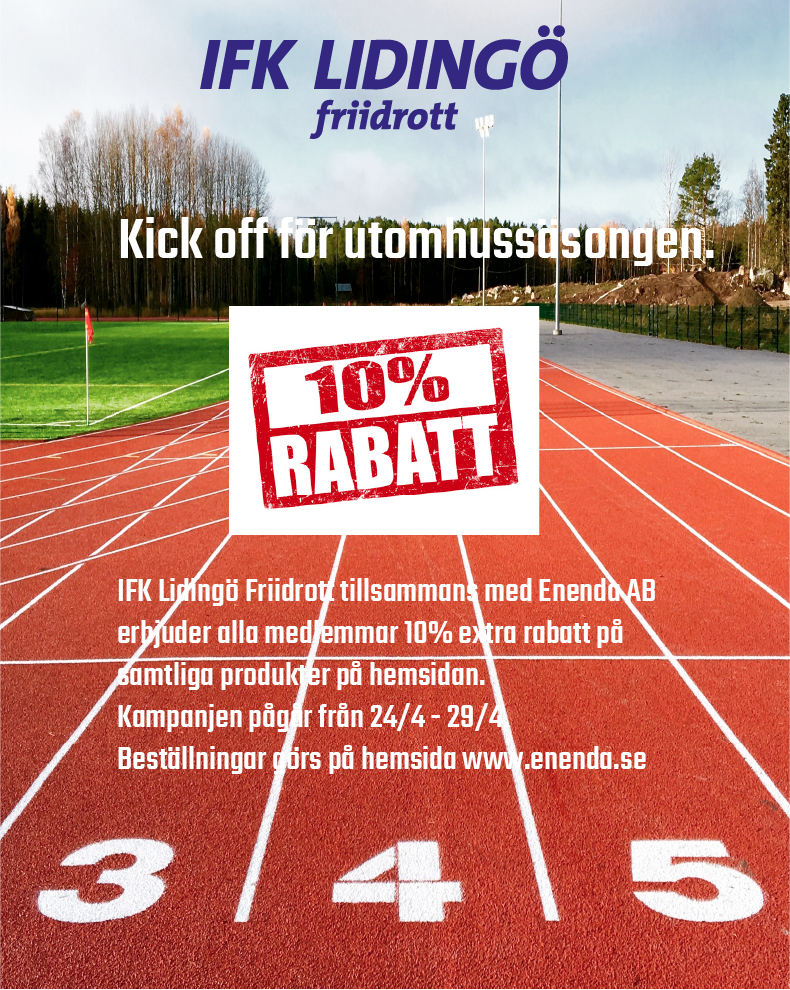 kampanj med 10% extra rabatt på webbshopen 24/4 - 29/4.