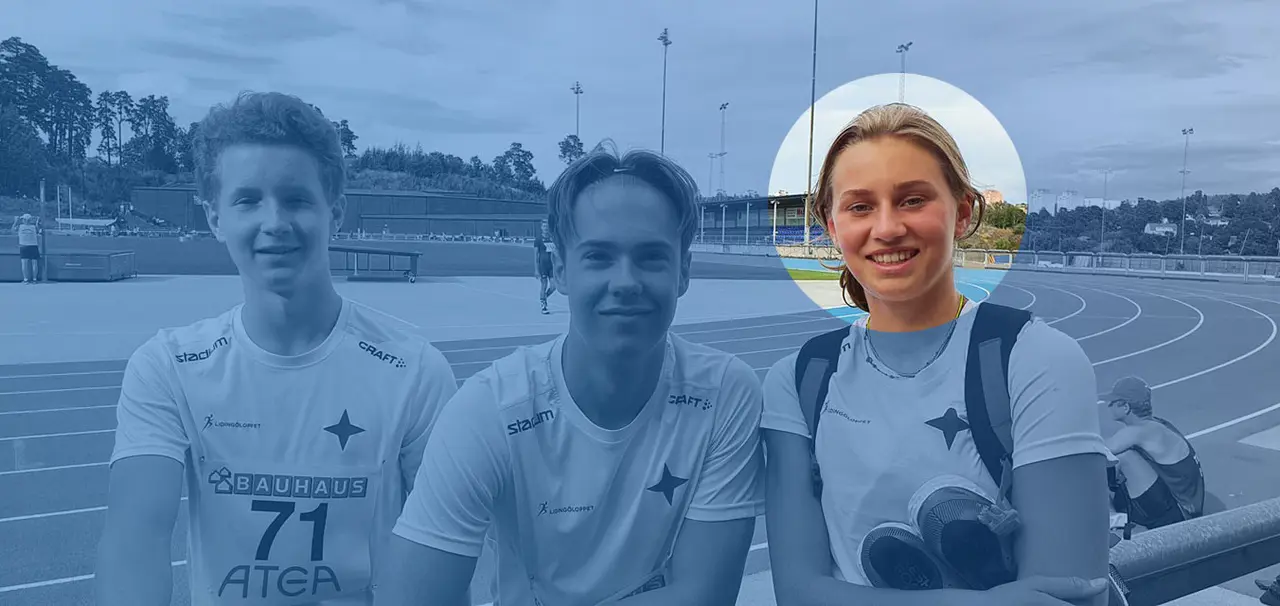 Alice var hoppfull inför comebacken och infriade sina egna förväntningar. Det blev till och med nytt klubbrekord i F17. Foto från 2020: Lotta Hellstrand