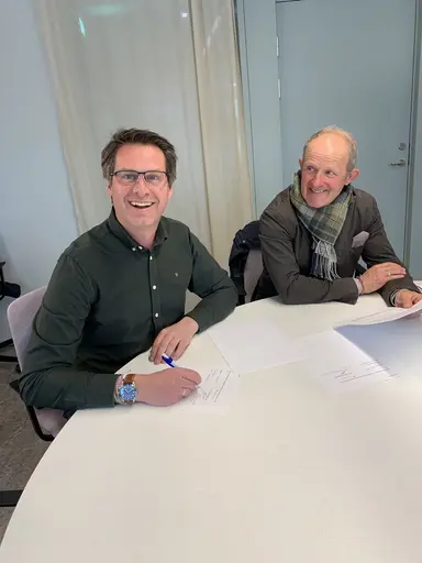 ordförande Mikkel Mördrup, och Markus Pfister