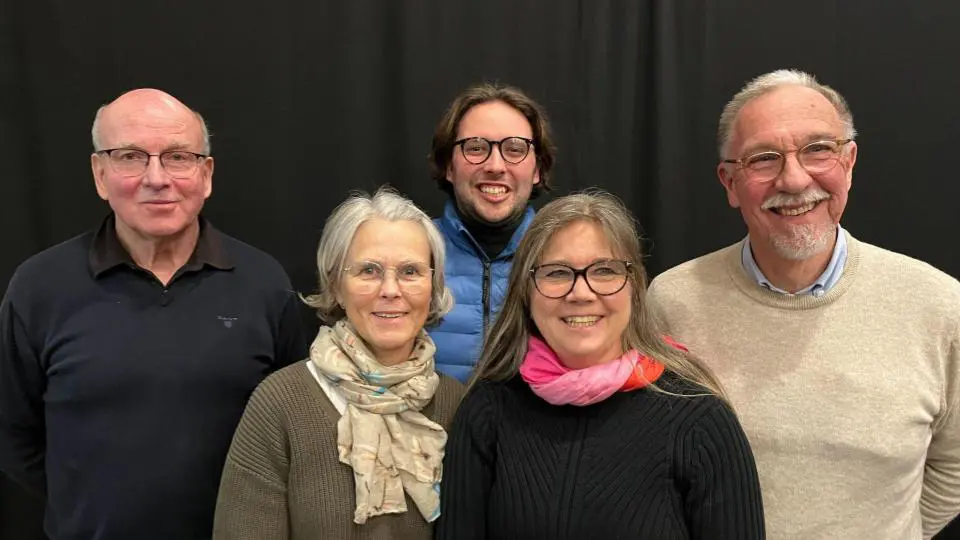 Bengt Olsson, Mia Hällerfors, Simon Bjernerup, Ingela Ottfalk och Björn Sveen. Foto: Janne Åkerblom