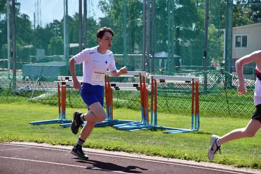 Luca och Lenny var retfullt nära sina personliga rekord på 1500m. De var åtta respektive nio tiondels sekunder ifrån. Foto: Carolina Larson