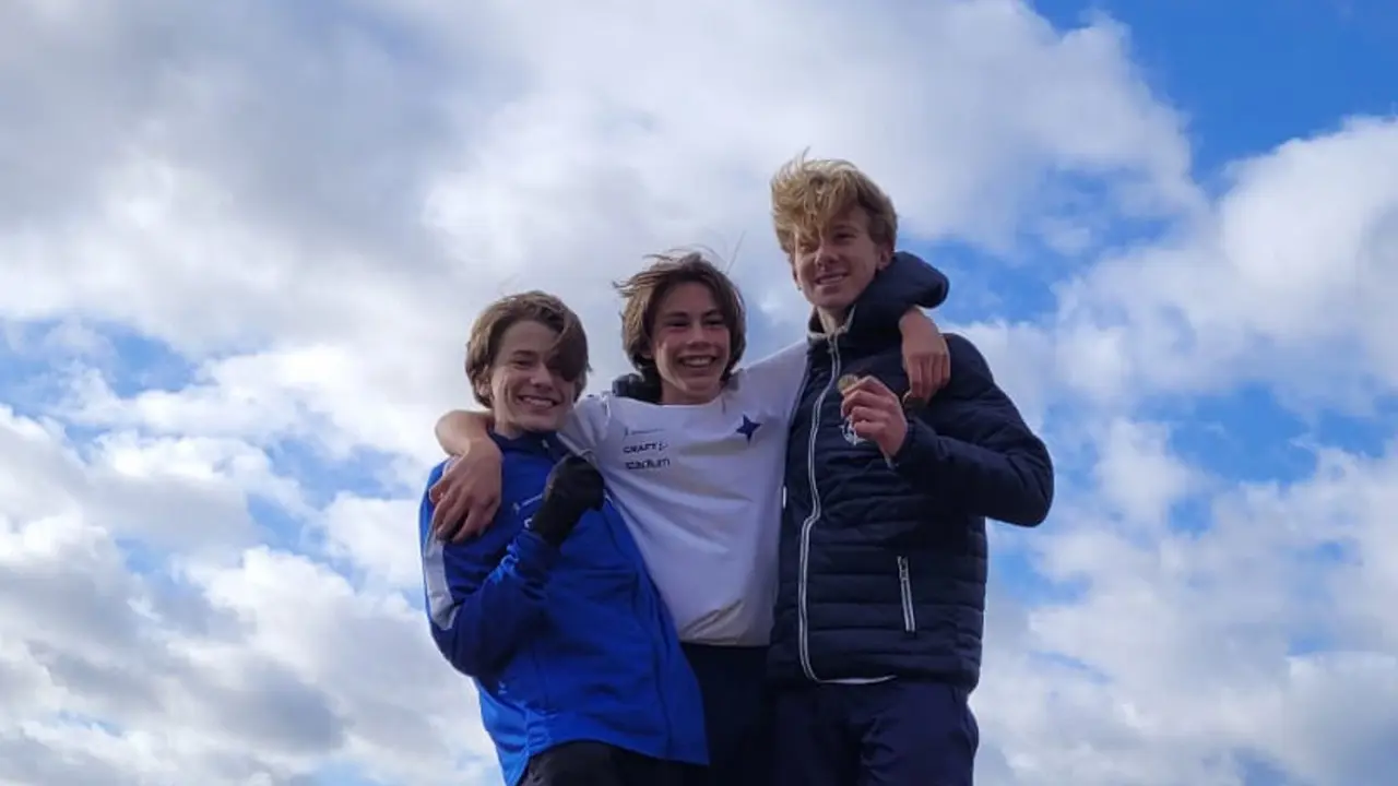 Förra årets Terräng-DM var mycket lyckat. De här tre herrarna – Luca Garavini, Oskar Bonnevier och Love Willén Holgersson – fick alla stiga upp på prispallen Foto: GabrieleGaravini