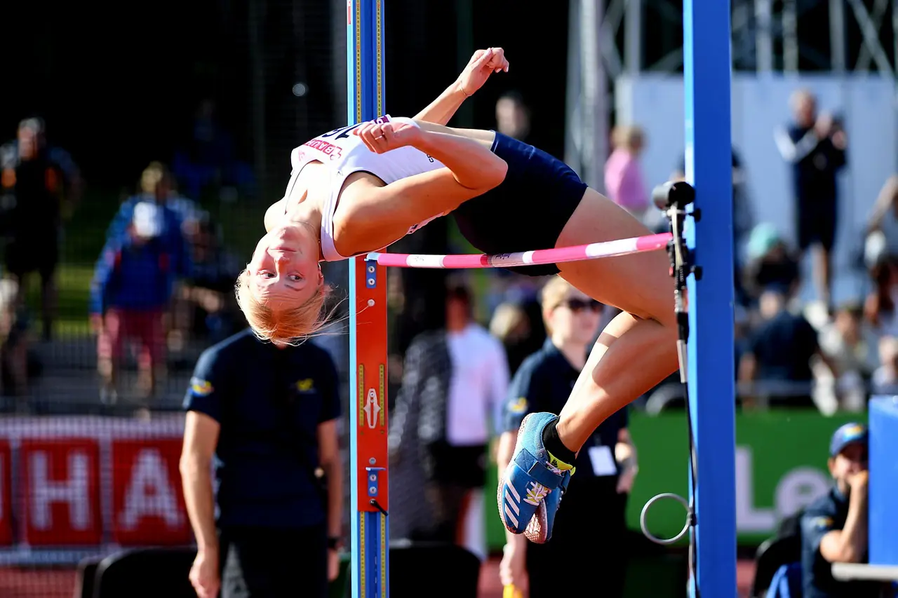 Bra gick det också i Täby Open där hon var nära att klara 1.76. Foto: DECA Text & Bild