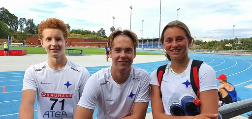 Anton, Edvin och Alica. Foto: Lotta Hellstrand