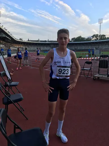 Karl Ottfalk efter loppet