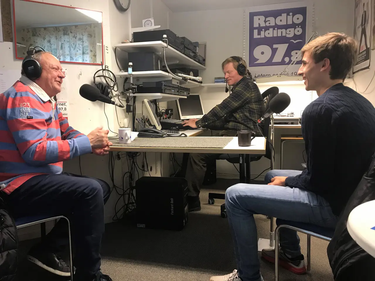 Sten Hedman, Gustaf Larsson och Simon Sundström/ foto Ingela Stralka