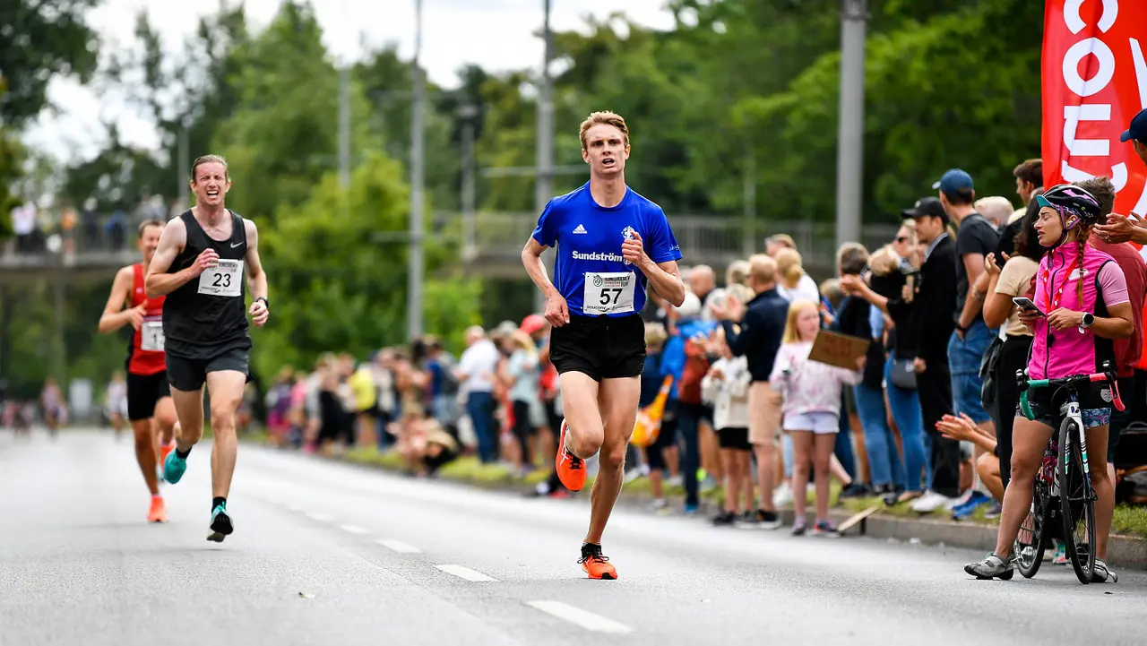 Ludde blev 27a på SM-milen. Här på bild från Kungsholmen runt. Foto DECA