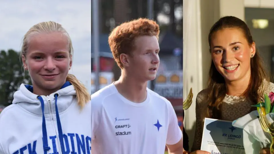 Lisa, Anton och Alice utgör hela styrkan av aktiva som åker till IJSM i Örebro. Foto: Lisa Löchen, Linda Skantze, Christer Klinth