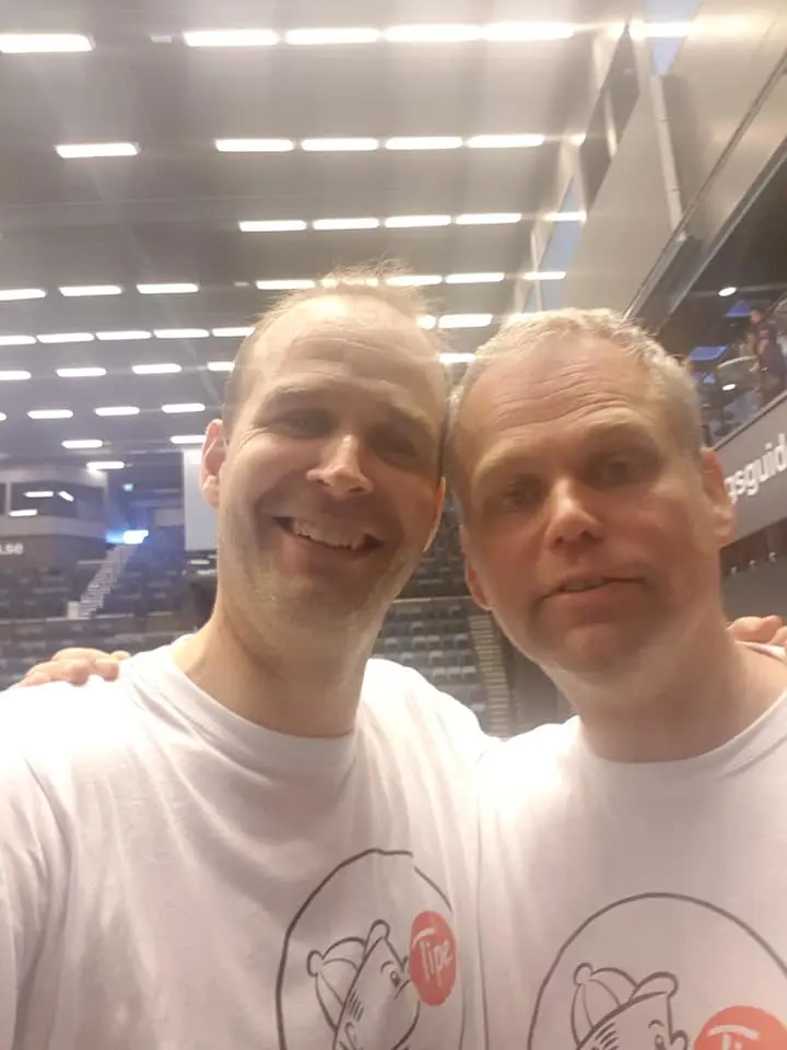 Axel Irestedt och Kenneth Dahlin – svenska mästare som 52 respektive 49-åringar. Bild från Facebook.